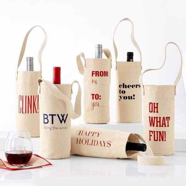 The Customizable Gift Wine Bag